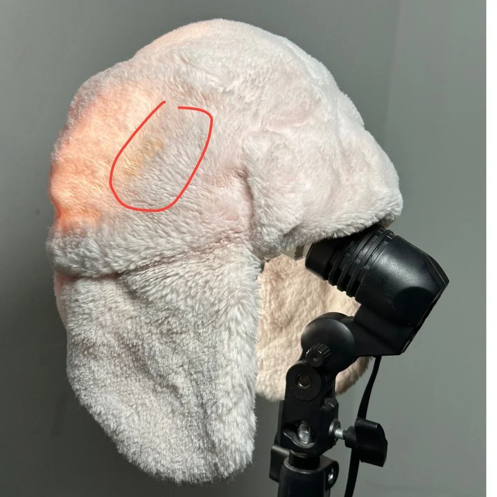 Athletech Girls Pink Faux Fur Trapper Hat OSFM Winter Aviator Cap Ear Flaps